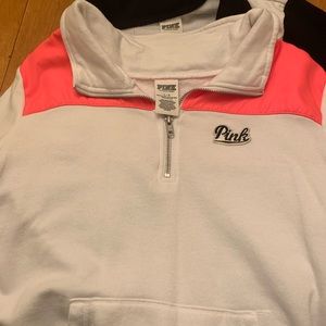 Lovr pink quarter zip SOLD